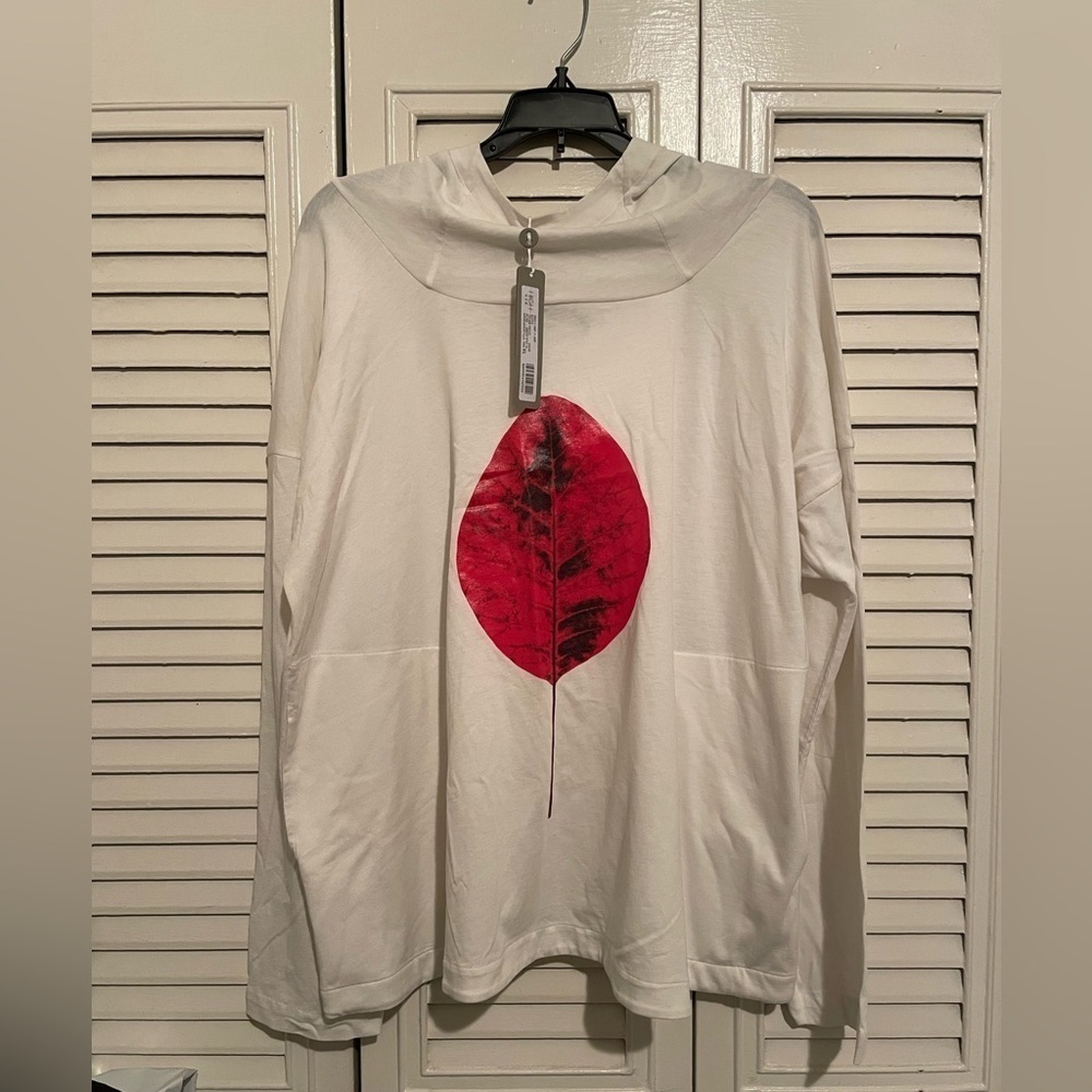 High by clare campbell red leaf 🍁 hoodie